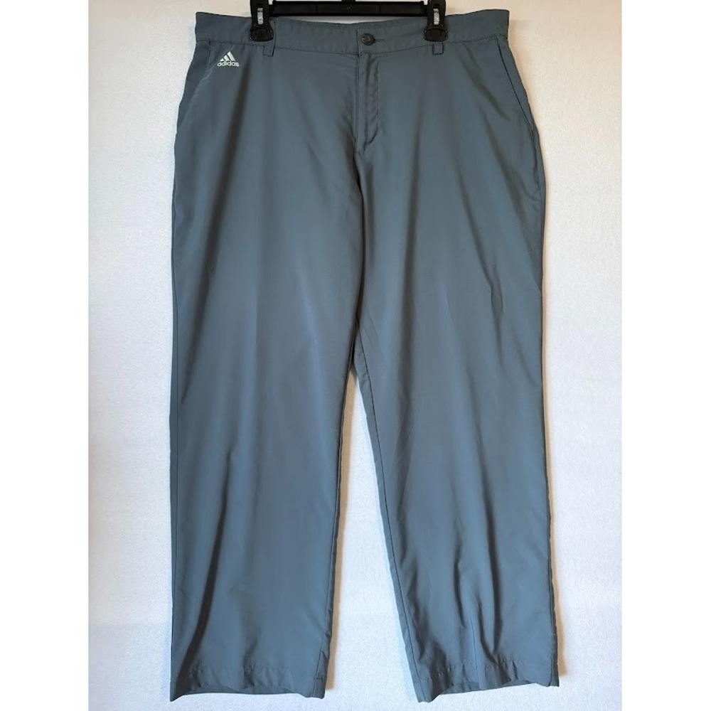 Adidas‎ Climalite Golf Pants Men 38X30 Gray Lightweight Stretch Performance